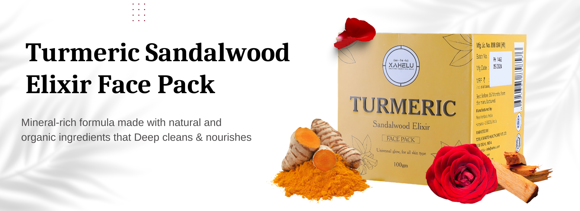 Turmeric & Sandalwood Face Pack